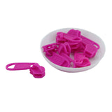 Size 5 Nylon Sewing Zippers 1.38 Inch (2 Meters) And Plastic Runners (10 Pieces) Dark Pink For Making Bags And Zip Accessories Utilities [ac-sewsupp-00002-combo3]