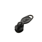 Black With White Nylon Sewing Zippers 2 Meters of Size 1.38 Inch No:5 / 35 MM and 10 Pieces Black Zip Runners For Making Bags [ac-sewsupp-00004-combo13]