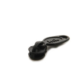 Zip Slide Runners Size 5 (Pack of 25 pieces) Sewing Zipper Fasteners Pullers 29x11x1.3 MM PVC Plastic Black [ac-sewsupp-00004-m1]