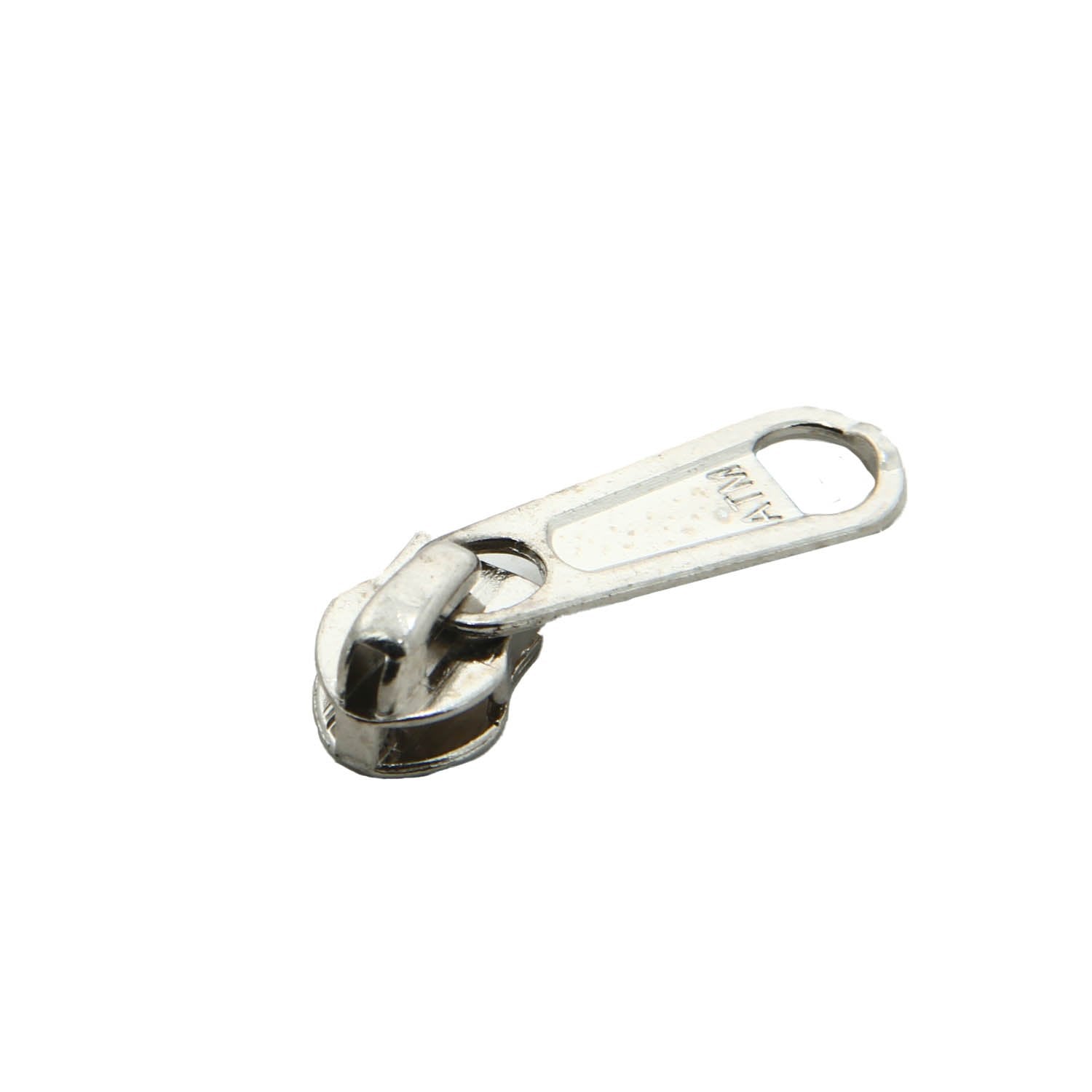 Steel Zip Slide Runners Size 5 (Pack of 10 pieces) Sewing Zipper Fasteners Pullers 29x9.5x1 MM [ac-sewsupp-00004-m6]