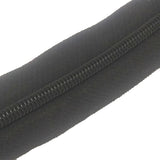 Black Nylon Sewing Zippers (2 Meters) Size 1.38 Inch No:5 / 35 MM and 10 Pieces Steel Zip Pulls Runners Fasteners For Bags And Accessories [ac-sewsupp-00004-combo7]
