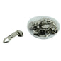 Size 8 Steel Fancy Zip Slide Runners (10 Pieces) Zipper Fasteners Pullers For Bags Accessories Utilities [ac-sewsupp-00004-m18]