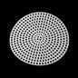 Embroidery Canvas Mesh Plastic Sheets 3 Inch (1 Piece) Round White For Cross Stitching DIY Sewing Knitting Crochet Crafts [ac-sewsupp-00006-m14]