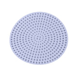 Embroidery Canvas Mesh Plastic Sheets 3 Inch (1 Piece) Round White For Cross Stitching DIY Sewing Knitting Crochet Crafts [ac-sewsupp-00006-m14]
