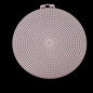 Embroidery Canvas Mesh Plastic Sheets 6 Inch (1 Piece) Round White For Cross Stitching DIY Sewing Knitting Crochet Crafts [ac-sewsupp-00006-m16]
