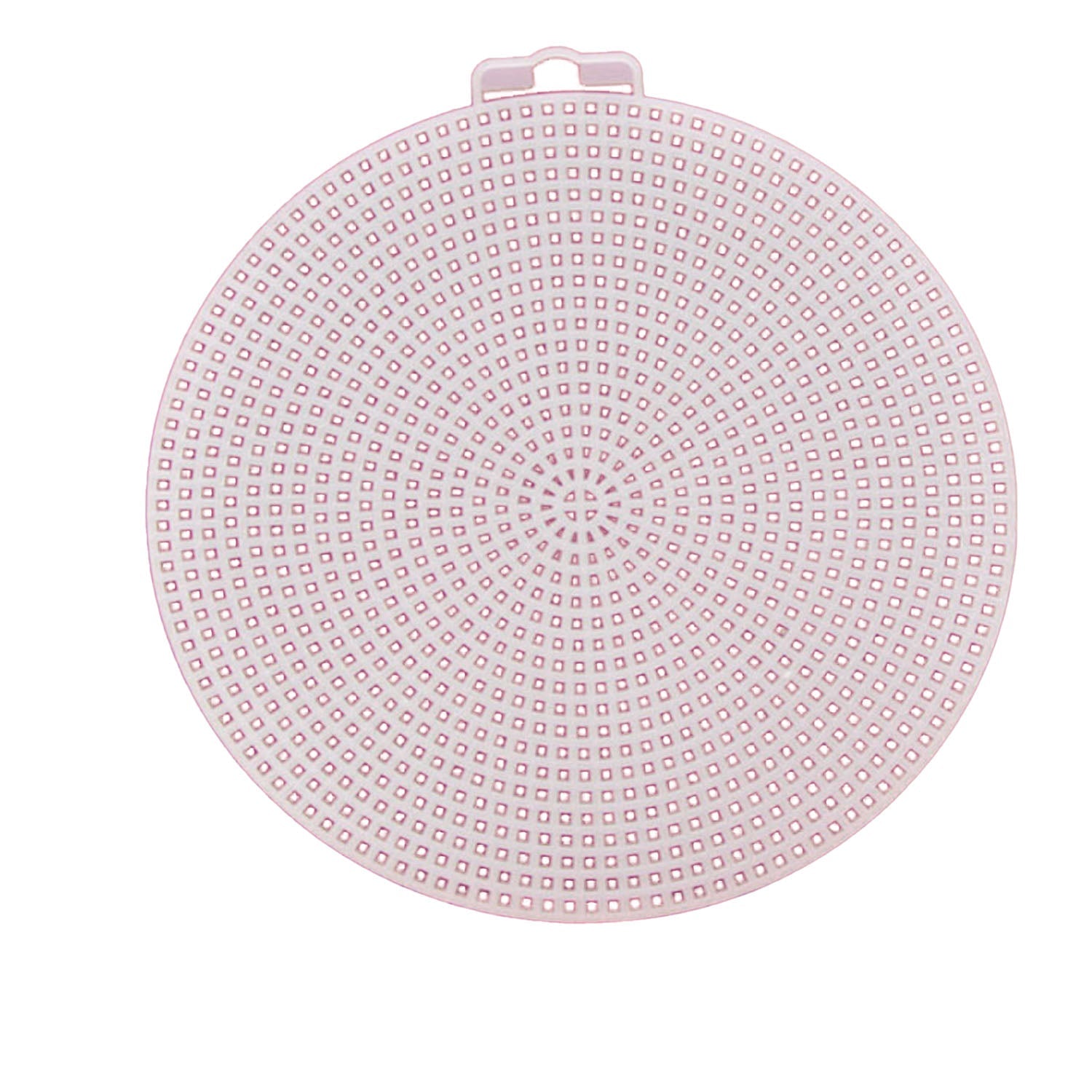 Embroidery Canvas Mesh Plastic Sheets 6 Inch (1 Piece) Round White For Cross Stitching DIY Sewing Knitting Crochet Crafts [ac-sewsupp-00006-m16]