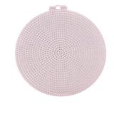Embroidery Canvas Mesh Plastic Sheets 6 Inch (1 Piece) Round White For Cross Stitching DIY Sewing Knitting Crochet Crafts [ac-sewsupp-00006-m16]