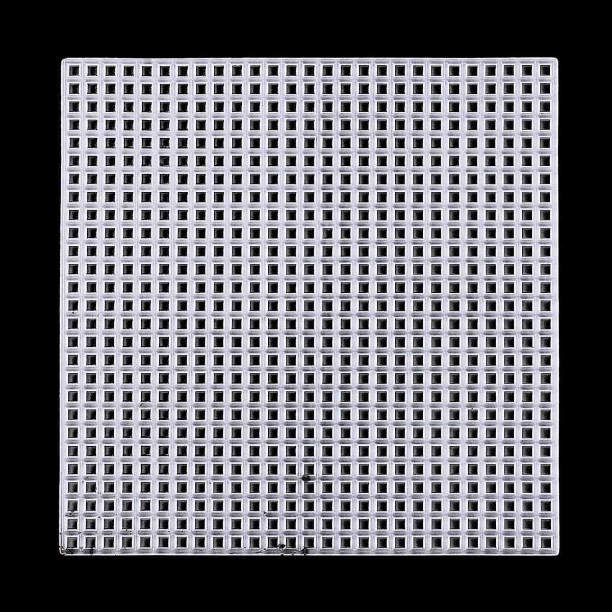 Embroidery Canvas Mesh Plastic Sheets 4.5x4.5 Inch (1 Piece) Square White For Cross Stitching DIY Sewing Knitting Crochet Crafts [ac-sewsupp-00006-m19]