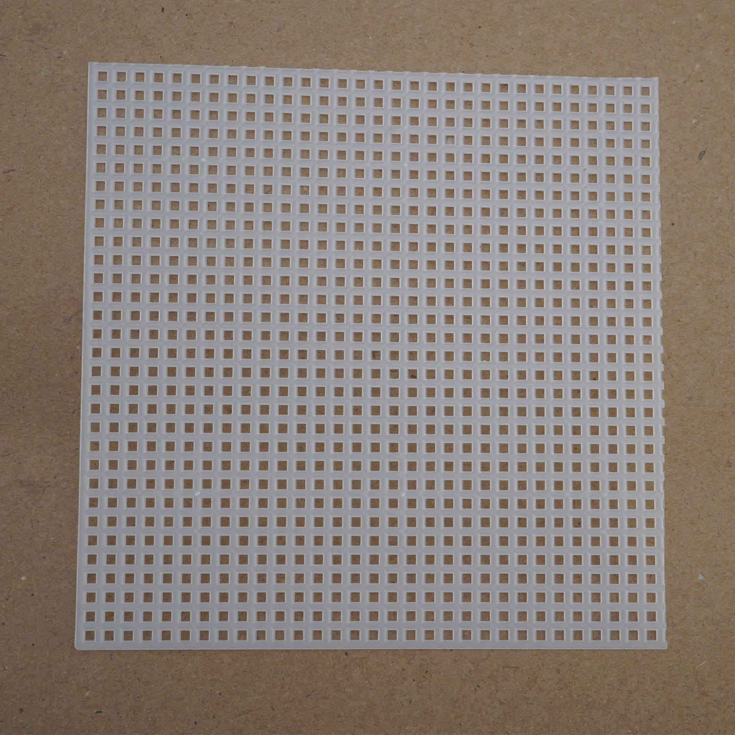 Embroidery Canvas Mesh Plastic Sheets 4.5x4.5 Inch (1 Piece) Square White For Cross Stitching DIY Sewing Knitting Crochet Crafts [ac-sewsupp-00006-m19]