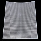 Embroidery Canvas Mesh Plastic Sheets 10x12.5 Inch (1 Piece) Rectangle White For Cross Stitching DIY Sewing Knitting Crochet Crafts