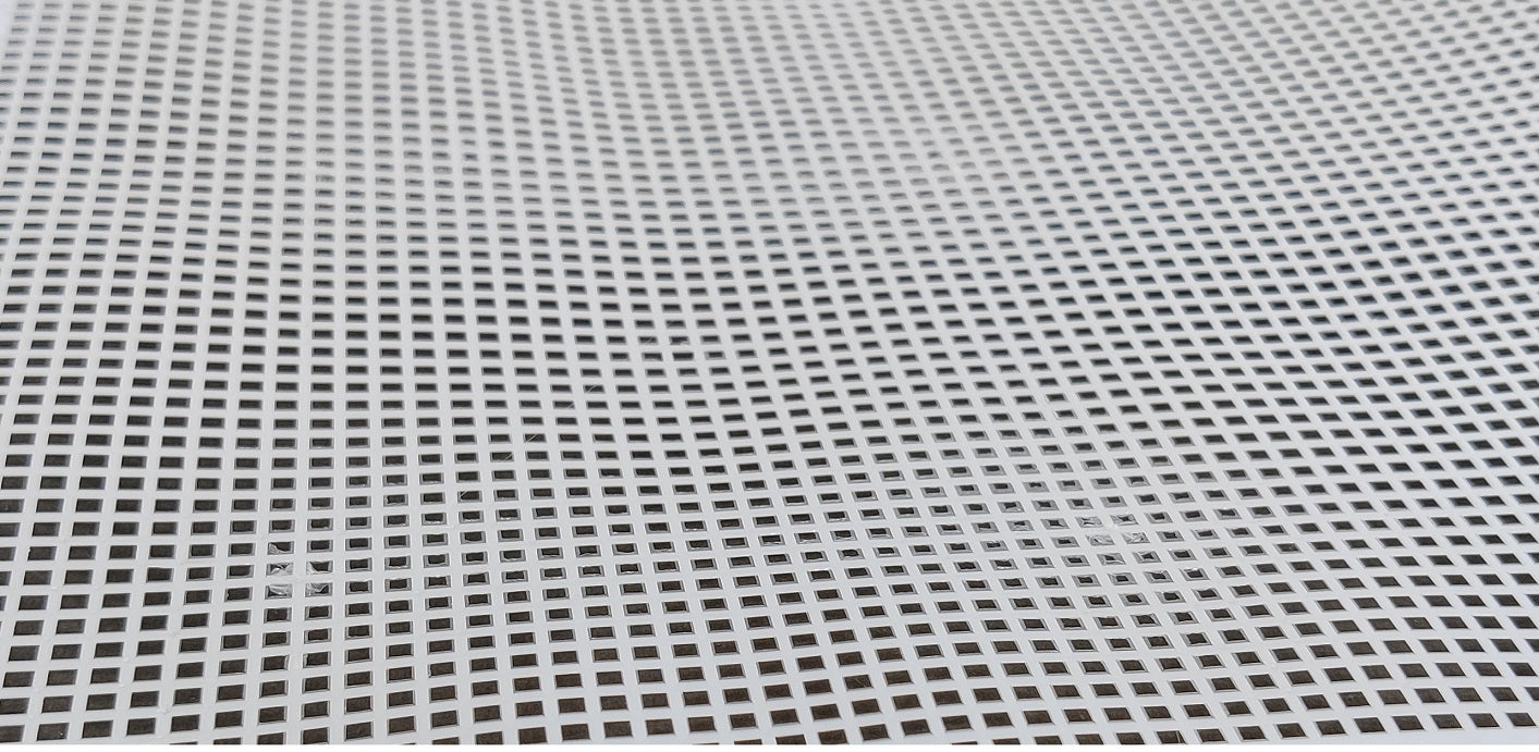 Embroidery Canvas Mesh Plastic Sheets 10x12.5 Inch (1 Piece) Rectangle White For Cross Stitching DIY Sewing Knitting Crochet Crafts