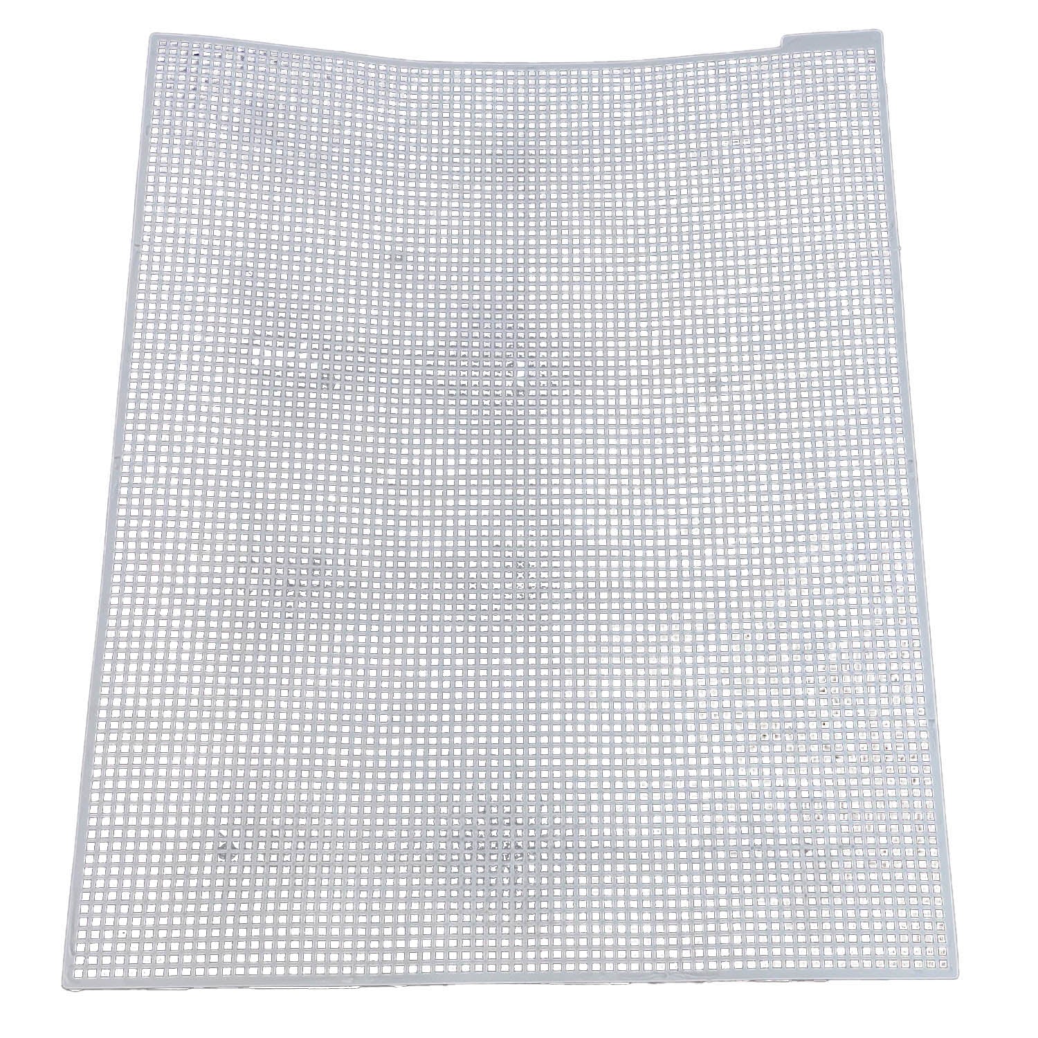 Embroidery Canvas Mesh Plastic Sheets 10x12.5 Inch (1 Piece) Rectangle White For Cross Stitching DIY Sewing Knitting Crochet Crafts