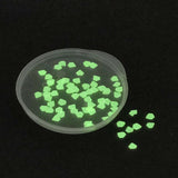 Glow In the Dark Sequins (2 Grams, 1000+ Pieces) Non-Uniform Polygon Decorative Radium Fluorescent Pailletes For DIY Crafts Garments Nails [ac-sewsupp-00008-m2]