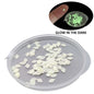 Glow In the Dark Sequins (2 Grams, 1200+ Pieces) Rhombus Decorative Radium Fluorescent Pailletes For DIY Crafts Garments Nails [ac-sewsupp-00008-m7]