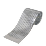 Plastic Foil Stickers 9x6 MM Drop (1 Sheet, 750+ Pieces) Silver Color For Packing Coding Identification Markers [jefs-dispcrdtool-00005-m7]