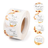 Paper Stickers 1.5 Inch / 3.75 CM (1 Roll, 500 Stickers) Thank You For Supporting My Small Business Printed Round Multicolor Gift Packing Tags [jefs-dispcrdtool-00007-m13]