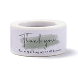 Paper Stickers 3x1 Inch / 7.5x2.5 CM (1 Roll, 150 Stickers) Thank You For Supporting My Small Business Printed Rectangle Multicolor Gift Packing Tags [jefs-dispcrdtool-00007-m15]