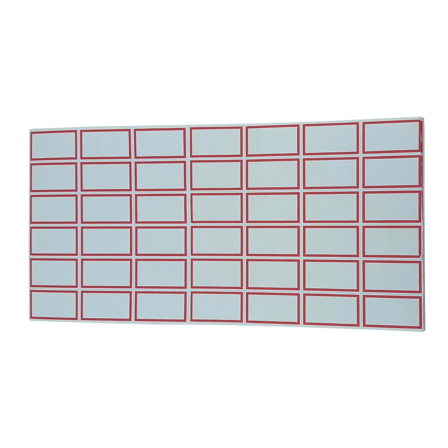 Paper Price Stickers (1 Pack, 2160 Labels) 27x15 MM White Blank Self Adhesive Markers [jefs-dispcrdtool-00039-m4]