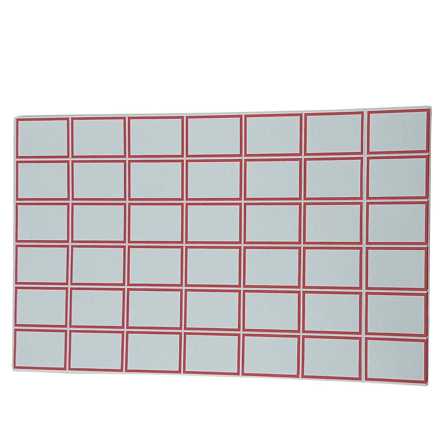 Paper Price Stickers (1 Pack, 1650 Labels) 28x19 MM White Blank Self Adhesive Markers [jefs-dispcrdtool-00039-m5]