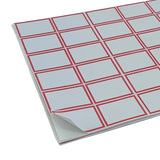Paper Price Stickers (1 Pack, 1650 Labels) 28x19 MM White Blank Self Adhesive Markers [jefs-dispcrdtool-00039-m5]