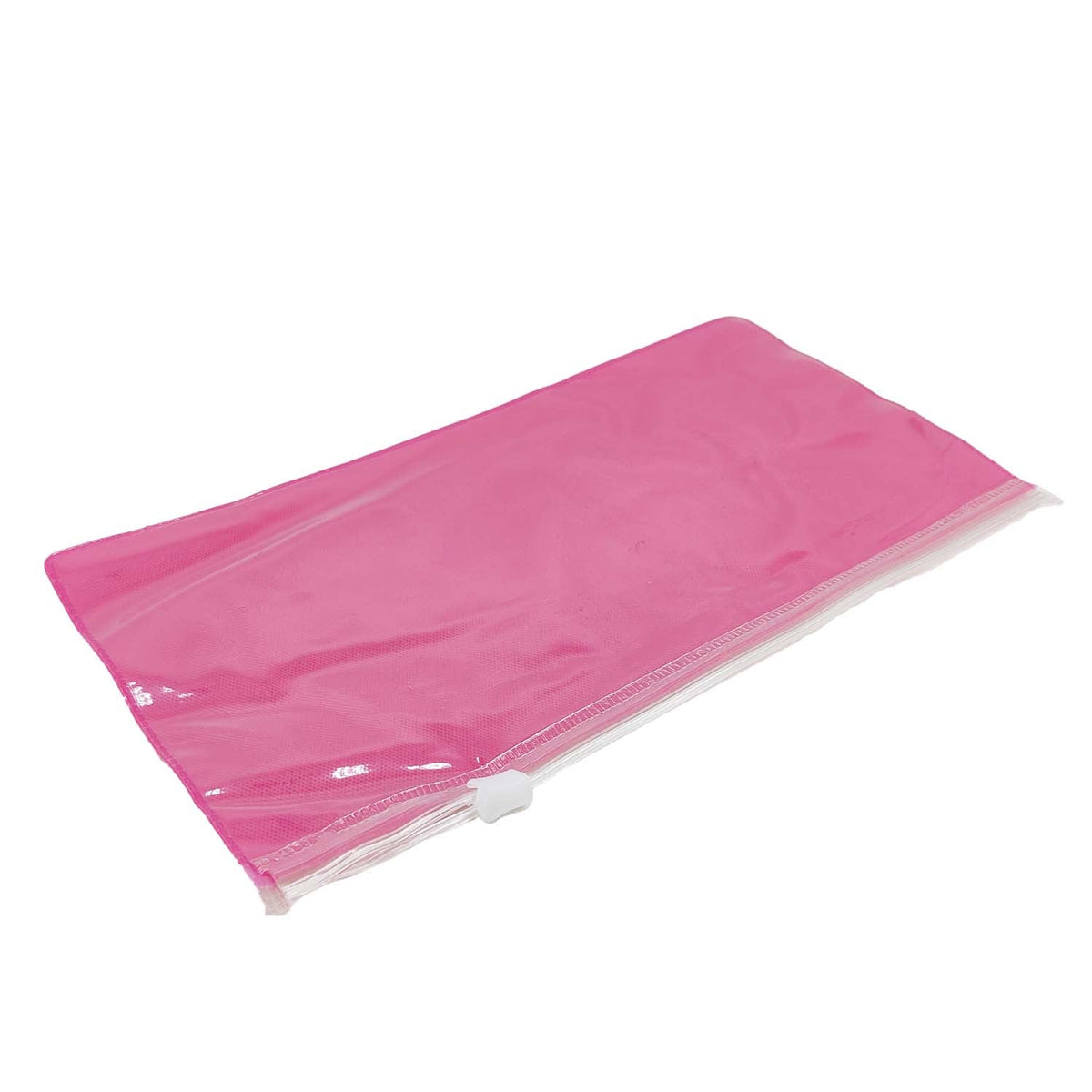 Plastic Zipper Pouches (5 Pieces) 4x8 Inch Pink For Jewellery Packaging Storage Stationary Multipurpose [jefs-dispcrdtool-00052-m19]