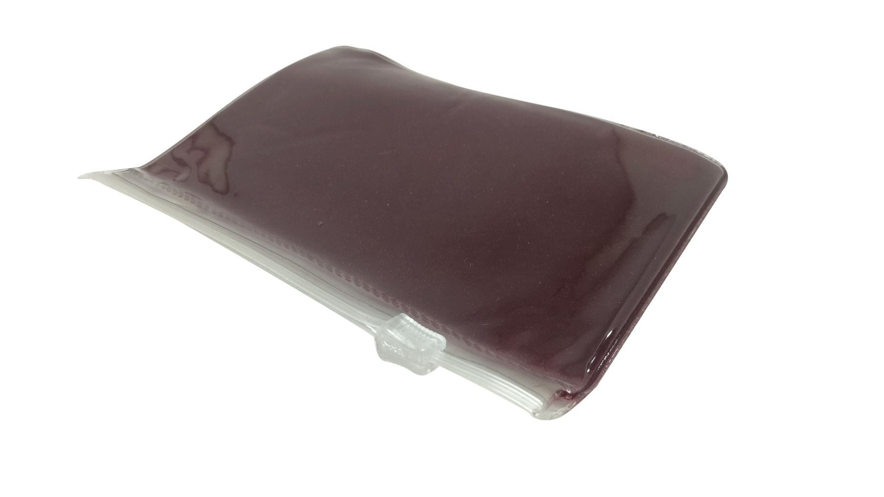 Jewel Display Packing Zip Pouch 12.5x8.7cm (5x3.5inch) Rectangle Maroon (Pack of 5 pieces) [jefs-dispcrdtool-00052-m6]