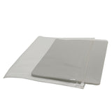 Jewellery Display Packing Zip Pouch With Foam Sponge [7x6 Inch (17x15 CM) [S1]] Rectangle White (Pack of 5 pieces) [jefs-dispcrdtool-00154-m3]