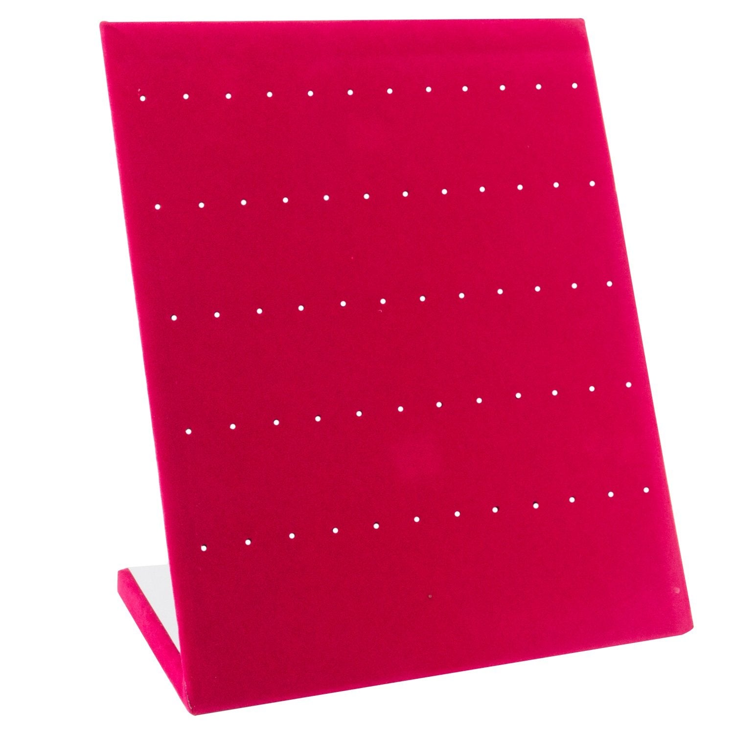 Velvet Earring Display Stand For 30 Pairs 22x20x10xcm Rectangle [jefs-dispcrdtool-00191]