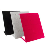 Velvet Earring Display Stand For 30 Pairs 22x20x10xcm Rectangle [jefs-dispcrdtool-00191]