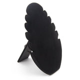 Velvet Jewellery Necklace Chain Display Bust Stand Mannequin 28x20cm (11x8 Inch) Oval [jefs-dispcrdtool-00198]