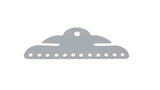 Plastic Display Cards For Earrings And Chains 10x4cm Rectangle White (Pack of 10 pieces) [jefs-dispcrdtool-00200-m1]