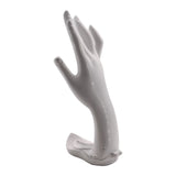 Plaster Of Paris Plastic Finger Ring Bracelet Display Stand Mannequin 24x11x8xcm Hand [jefs-dispcrdtool-00216]