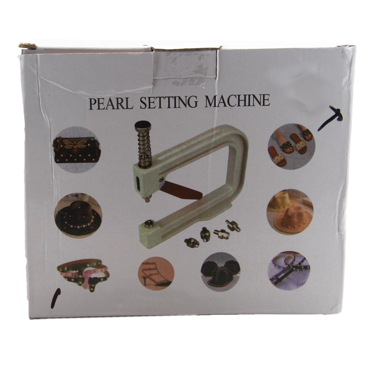 Pearl Setting Machine 6 Inch Punching Tool For 6 to 10 MM Beads (1 Set) Multipurpose Embroidery Sewing Art Crafts Decoration [jefs-dispcrdtool-00225-m1]