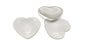 Glass Patch Embellishments Cabochons 35x35x7xmm Heart Transparent Color (Pack of 4 pieces) [jefs-embelshcabo-00001-m11]