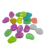 Acrylic Glow In the Dark Non-Uniform Stones (25 Pieces) 2-3 CM Mixed Colors For Decoration Crafts [jefs-embelshcabo-00007-m1]