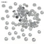 Imitation Kundan Stones Flat Back Acrylic 4.2x2.1mm Round For Jewellery Making Sewing Embroidery Garment Embellishments [jefs-embelshcabo-00122]