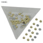 Imitation Kundan Stones Flat Back Acrylic 4.2x2.1mm Round For Jewellery Making Sewing Embroidery Garment Embellishments [jefs-embelshcabo-00122]