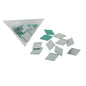 Small Glass Mirrors Rhombus 21.5x14mm (60 Pieces) For Sewing Embroidery Crafts Jewellery Multipurpose Transparent Color (25 Gm Weight) [jefs-embelshcabo-00124-m11]