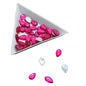 Imitation Kundan Stones Flatback Acrylic 10x6.25x2 MM Drop For Jewellery Making Garment Embellishments