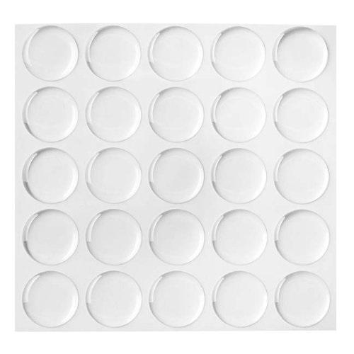 Epoxy Resin Dome Stickers Adhesives Round 20x2 MM (Pack of 10 Pieces) Clear Transparent Color For Jewellery Making DIY Crafts Magnets Photos Drawing Painting [jefs-embelshcabo-00129-m7]