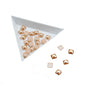 Acrylic Kundan Stones Embellishments Cabochons 6.25x2.75 MM Square (150 Pieces, 25 GMs) Peach For Embroidery Garments Jewellery Making [jefs-embelshcabo-00130-m8]