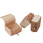 Eco Friendly Bamboo Wooden Handicrafts Gift Boxes Storage Multipurpose Decorative 8x8x4xcm Square [jefs-giftbagbox-00039]