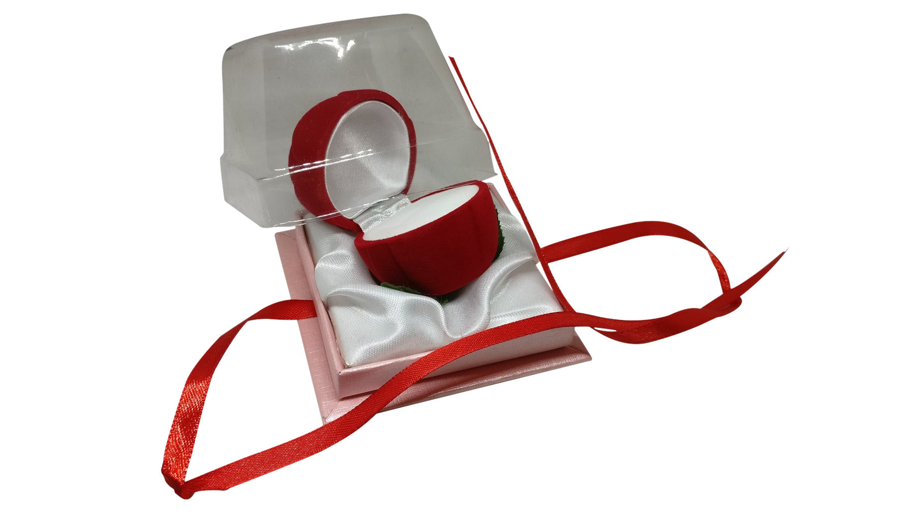 Velvet Fancy Ring Gift Packing Boxes (1 Piece, Random Shape & Color As Available) [jefs-giftbagbox-00065-mix1]