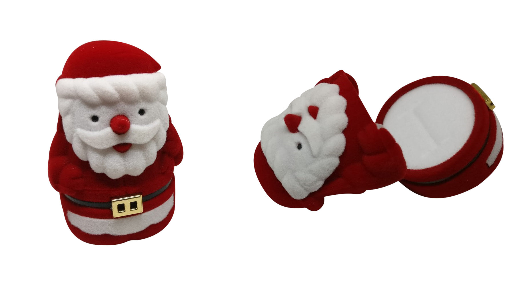 Velvet Fancy Ring Gift Packing Boxes (1 Piece, Random Shape & Color As Available) [jefs-giftbagbox-00065-mix1]