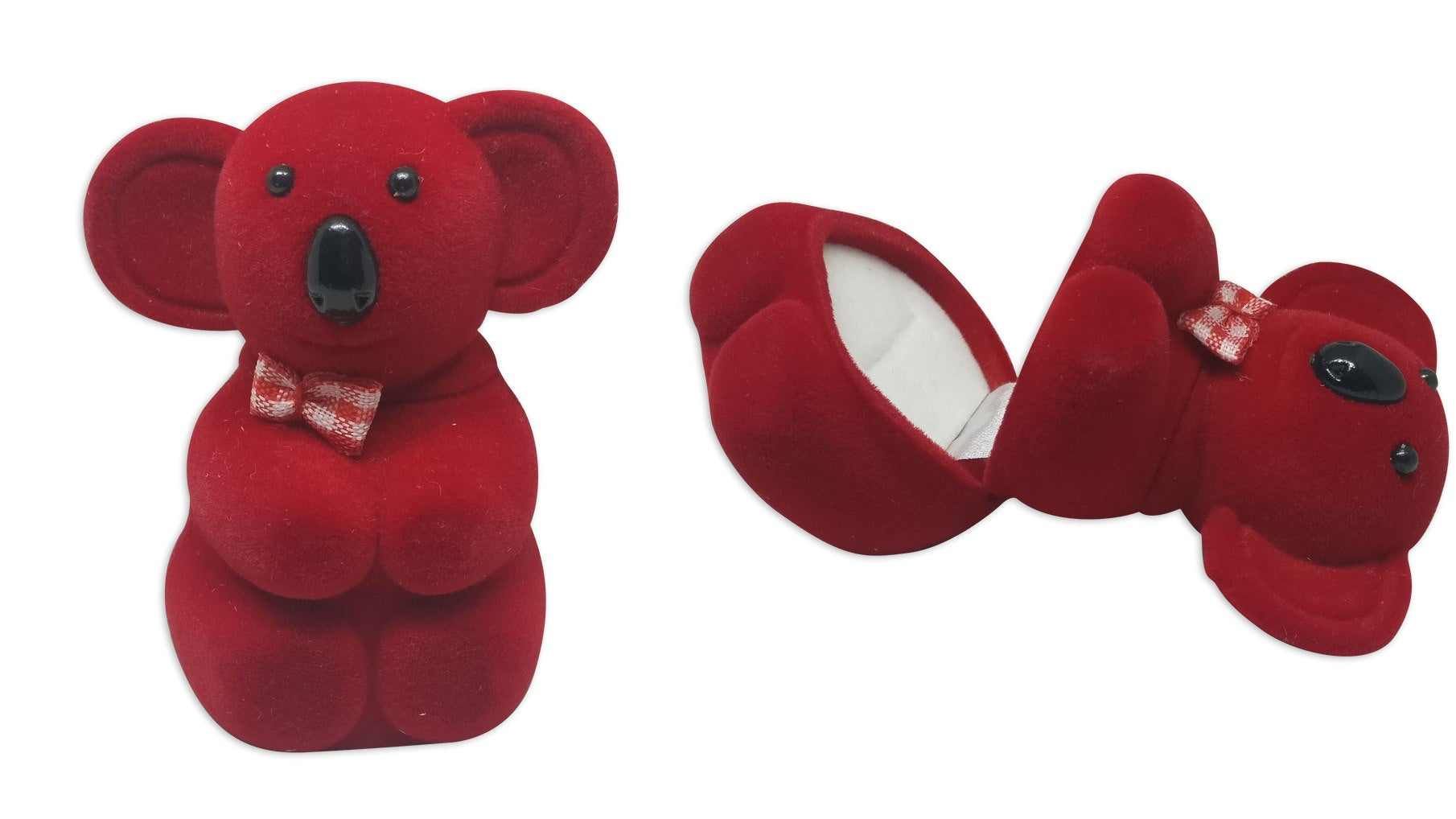 Velvet Fancy Ring Gift Packing Boxes (1 Piece, Random Shape & Color As Available) [jefs-giftbagbox-00065-mix1]