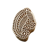 Wooden Carved Stamps (6 Pieces, Random Design) Block Printing For Crafts Mehendi Cookies Tattoo Painting Clay Fabric [jefs-gnrlcrftsupp-00044-m1]