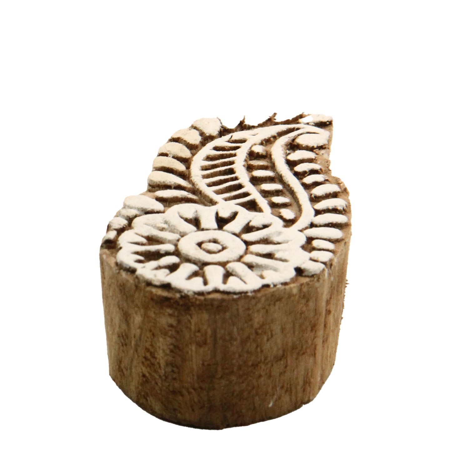 Wooden Carved Stamps (6 Pieces, Random Design) Block Printing For Crafts Mehendi Cookies Tattoo Painting Clay Fabric [jefs-gnrlcrftsupp-00044-m1]