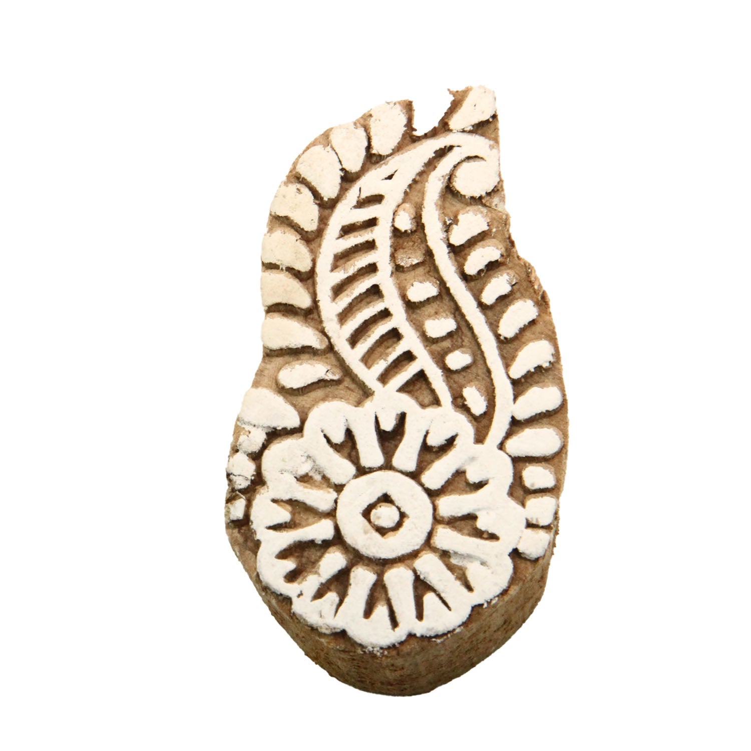 Wooden Carved Stamps (6 Pieces, Random Design) Block Printing For Crafts Mehendi Cookies Tattoo Painting Clay Fabric [jefs-gnrlcrftsupp-00044-m1]