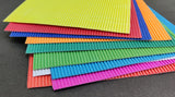 Corrugated Craft Paper (10 Sheets) A4 Size Mixed Colors For DIY Hobby Arts [jefs-gnrlcrftsupp-00047-m2]