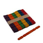 Wooden Ice Cream Sticks For Crafts Projects & Decoration 11x1cm Thickness:1.75 MM Mixed Colors (1 Set, 50 Pieces) [jefs-gnrlcrftsupp-00053-m1]